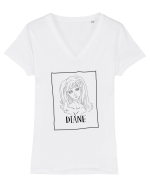 Seven Deadly Sins - Diane  Tricou mânecă scurtă guler V Damă Evoker