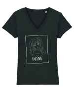 Seven Deadly Sins - Diane (white edition ) Tricou mânecă scurtă guler V Damă Evoker