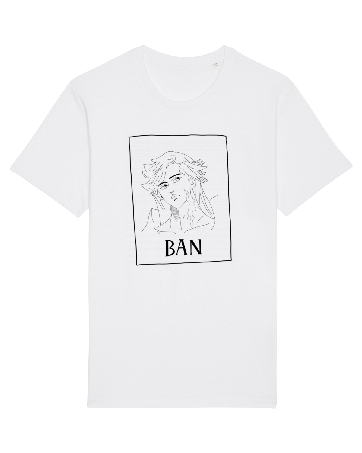 Tricou mânecă scurtă Unisex Rocker White