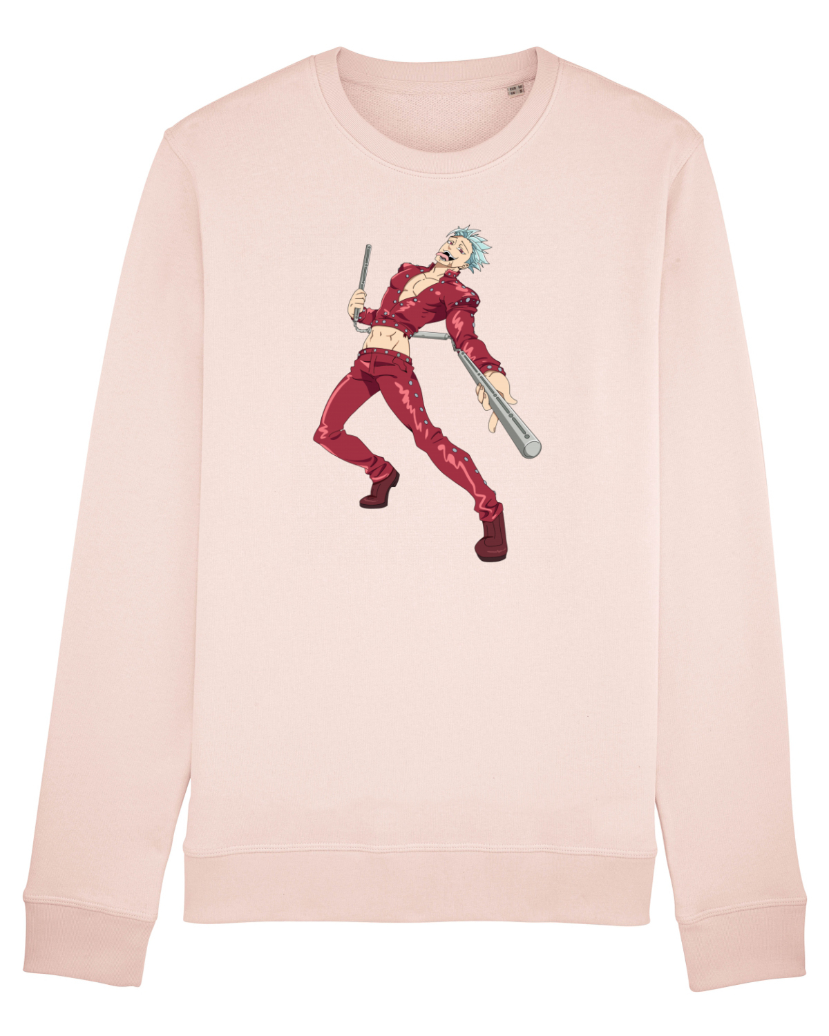 Bluză mânecă lungă Unisex Rise Candy Pink