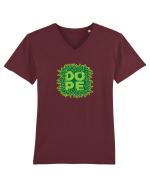 DOPE green Tricou mânecă scurtă guler V Bărbat Presenter