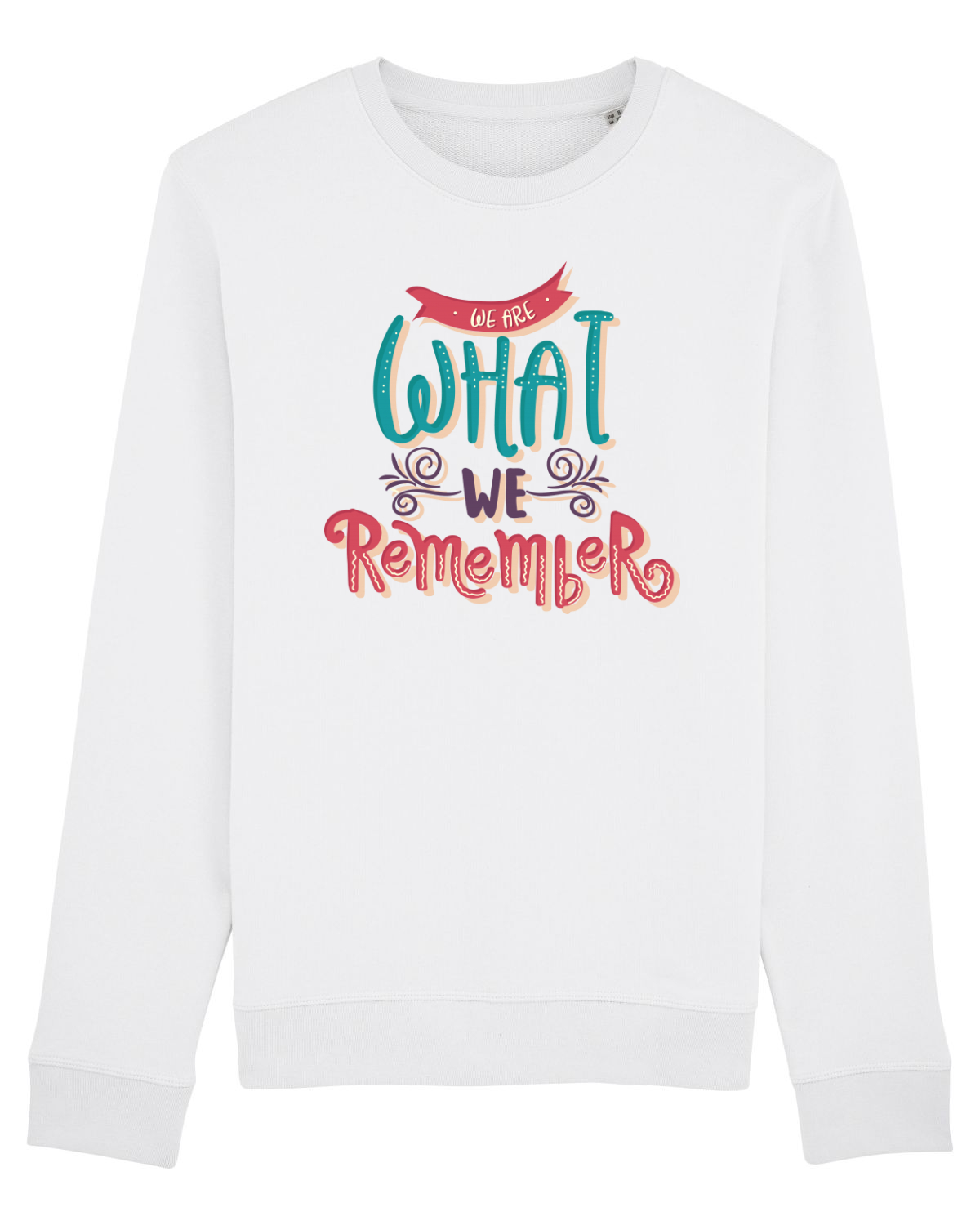 Bluză mânecă lungă Unisex Rise White