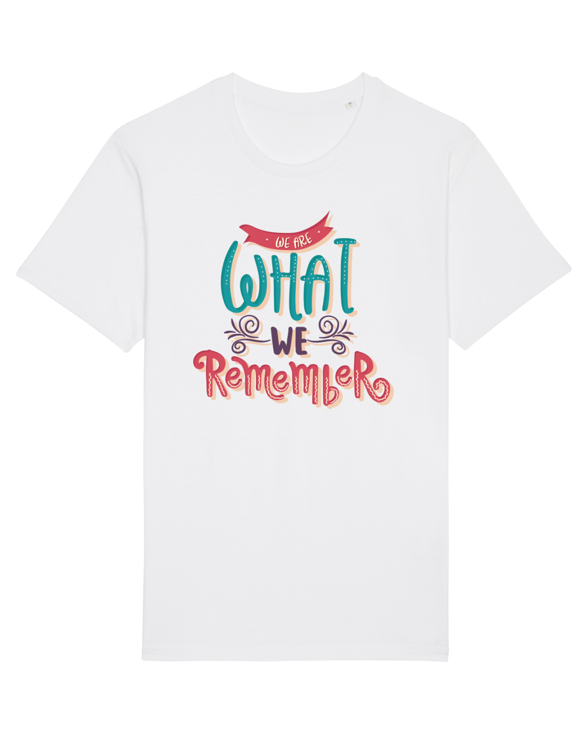 Tricou mânecă scurtă Unisex Rocker White
