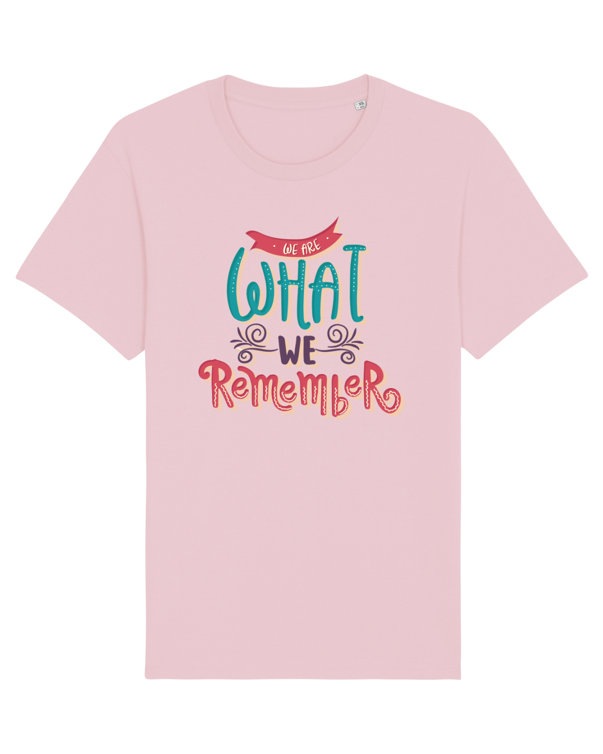Tricou mânecă scurtă Unisex Rocker Cotton Pink