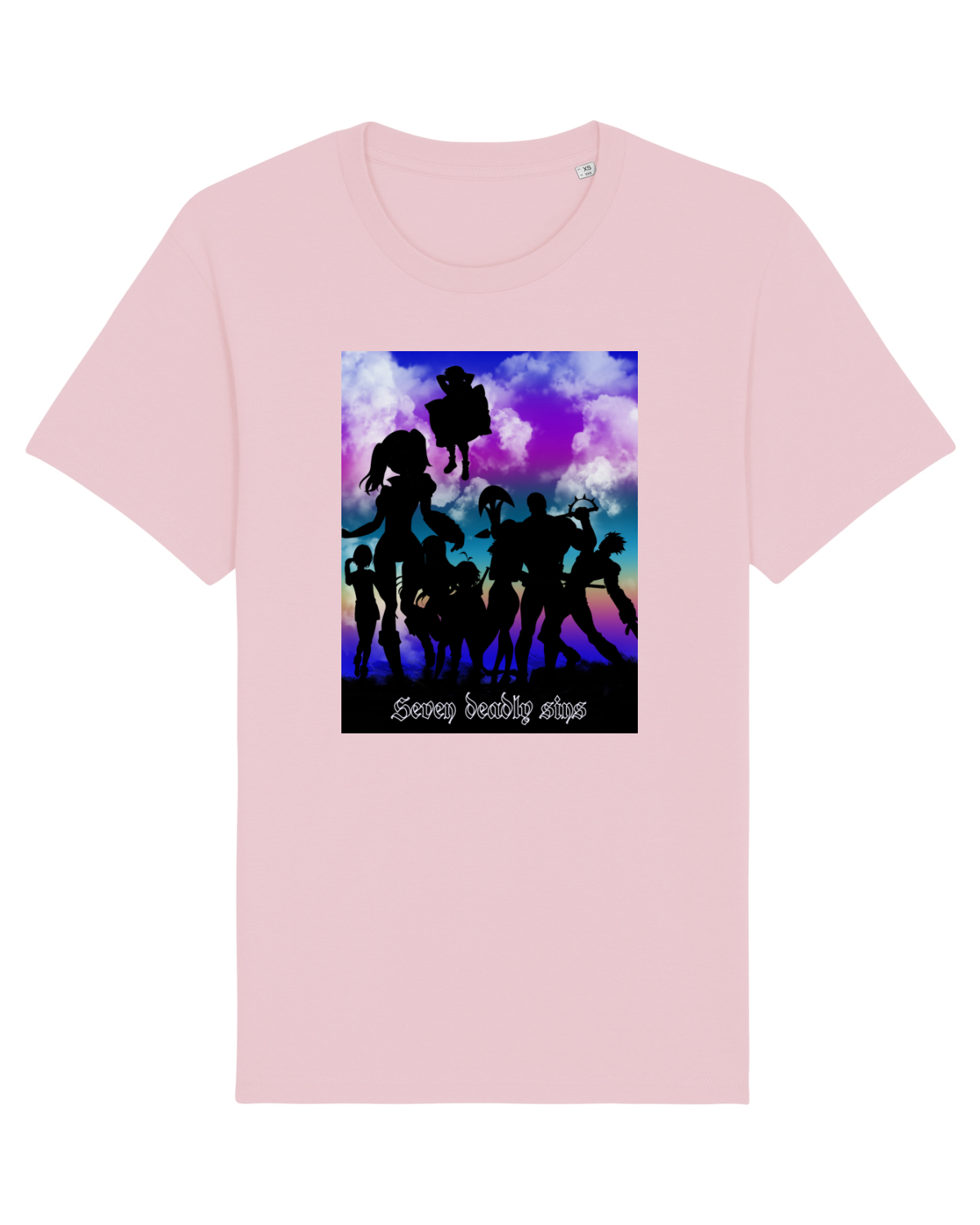 Tricou mânecă scurtă Unisex Rocker Cotton Pink