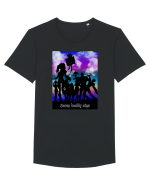 Seven Deadly Sins  (black edition) Tricou mânecă scurtă guler larg Bărbat Skater
