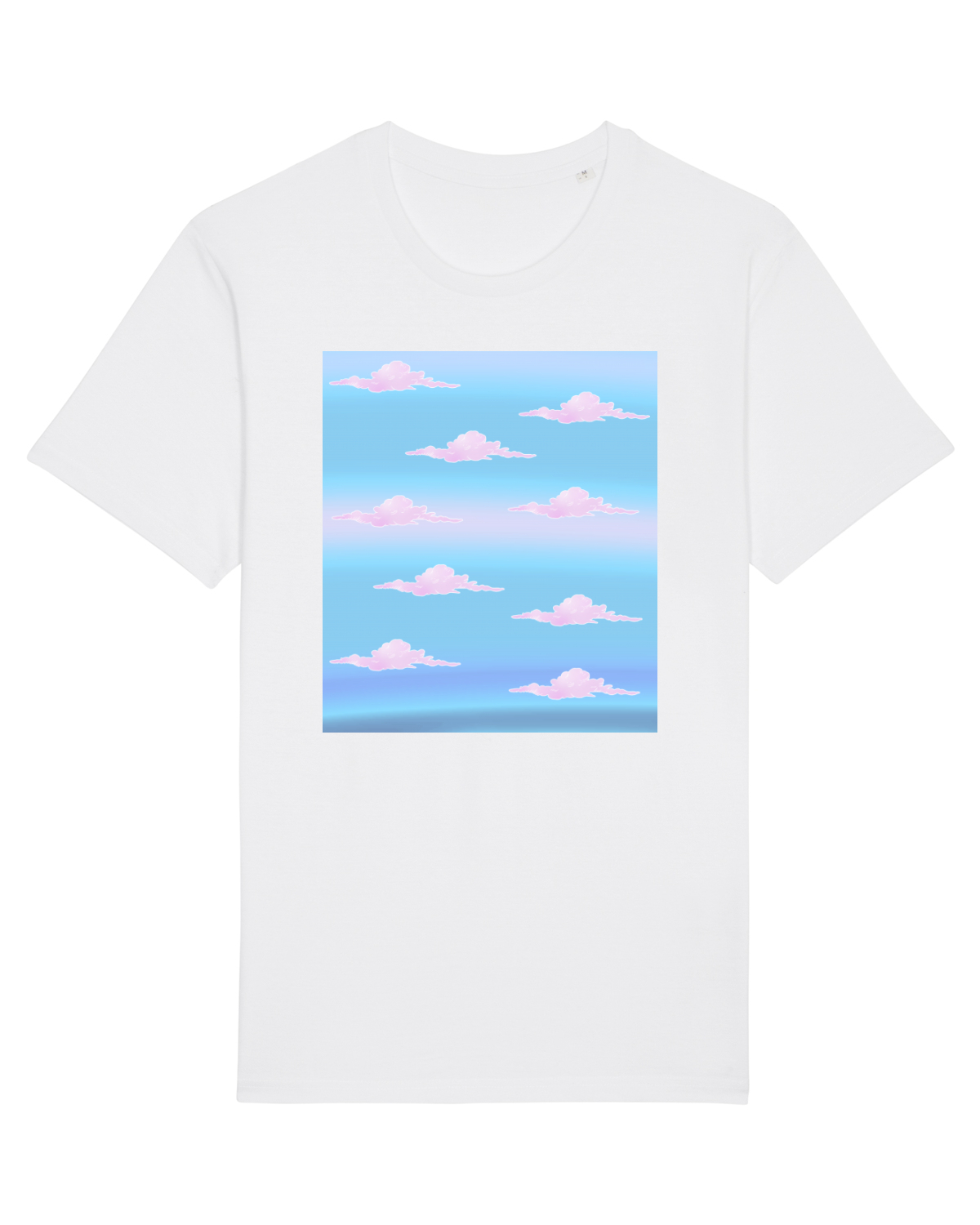 Tricou mânecă scurtă Unisex Rocker White