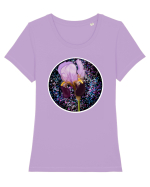 iris Tricou mânecă scurtă guler larg fitted Damă Expresser