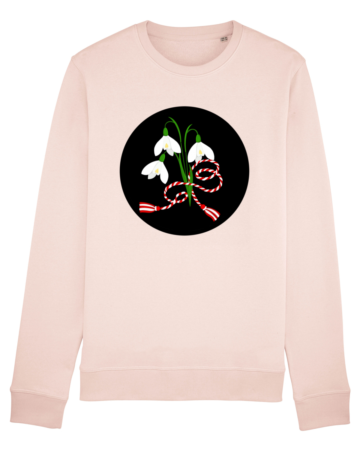 Bluză mânecă lungă Unisex Rise Candy Pink