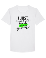 Love You Tricou mânecă scurtă guler larg Bărbat Skater