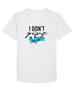 I don't give UP Tricou mânecă scurtă guler larg Bărbat Skater