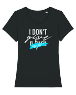 I don't give UP Tricou mânecă scurtă guler larg fitted Damă Expresser