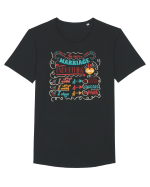 Căsătorie echilibrată Tricou mânecă scurtă guler larg Bărbat Skater