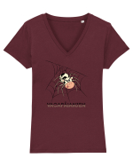 Vacapaianjen Tricou mânecă scurtă guler V Damă Evoker