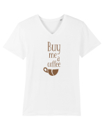 Buy Me a Coffee Tricou mânecă scurtă guler V Bărbat Presenter