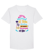 Sarcasm  în căsătorie Tricou mânecă scurtă guler larg Bărbat Skater
