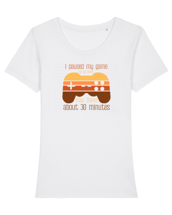 Tricou pentru Gamer sarcastic  White