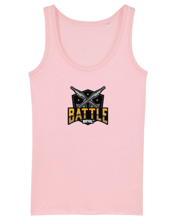 Tricou pentru gameri Battle Royal Logo Cotton Pink