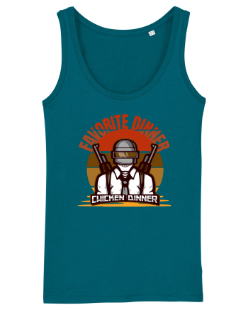 Tricou pentru Gameri PubG. Favorite Dinner Chicken Dinner  Ocean Depth