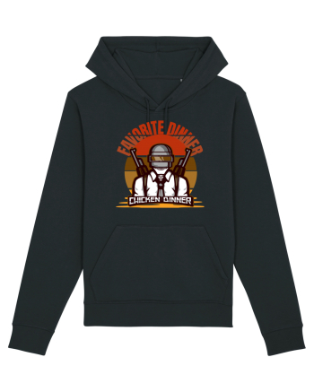 Tricou pentru Gameri PubG. Favorite Dinner Chicken Dinner  Black