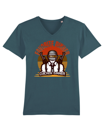 Tricou pentru Gameri PubG. Favorite Dinner Chicken Dinner  Stargazer