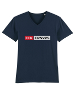F*CK CORONAVIRUS Tricou mânecă scurtă guler V Bărbat Presenter
