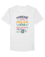 Somn cu inamicul Tricou mânecă scurtă guler larg Bărbat Skater
