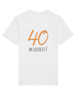 40 Ani Tricou mânecă scurtă Unisex Rocker