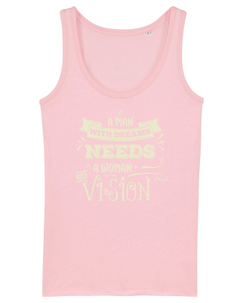 Tricou ambițios de cuplu Cotton Pink