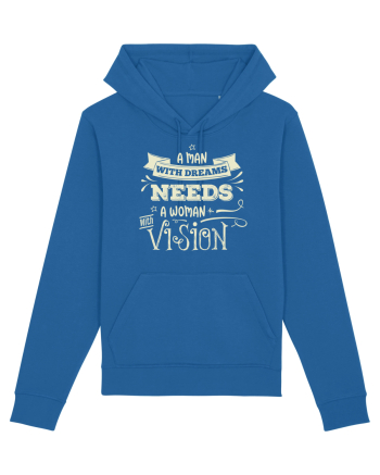 Tricou ambițios de cuplu Royal Blue