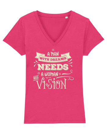 Tricou ambițios de cuplu Raspberry