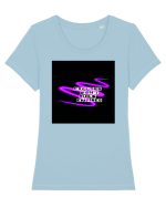Motivation Tricou mânecă scurtă guler larg fitted Damă Expresser