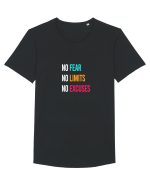 NOPE Tricou mânecă scurtă guler larg Bărbat Skater