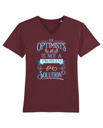 Tricou optimist Burgundy