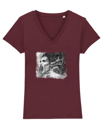 Bride of Frankenstein Burgundy