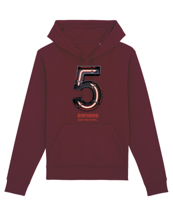 5 senses Burgundy