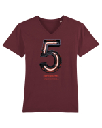 5 senses Tricou mânecă scurtă guler V Bărbat Presenter