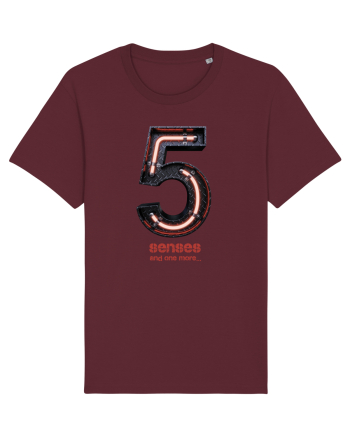 5 senses Burgundy