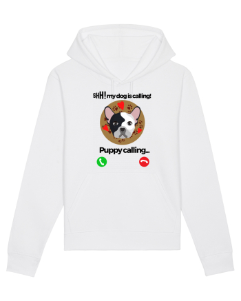 Shh! My dog is calling! White