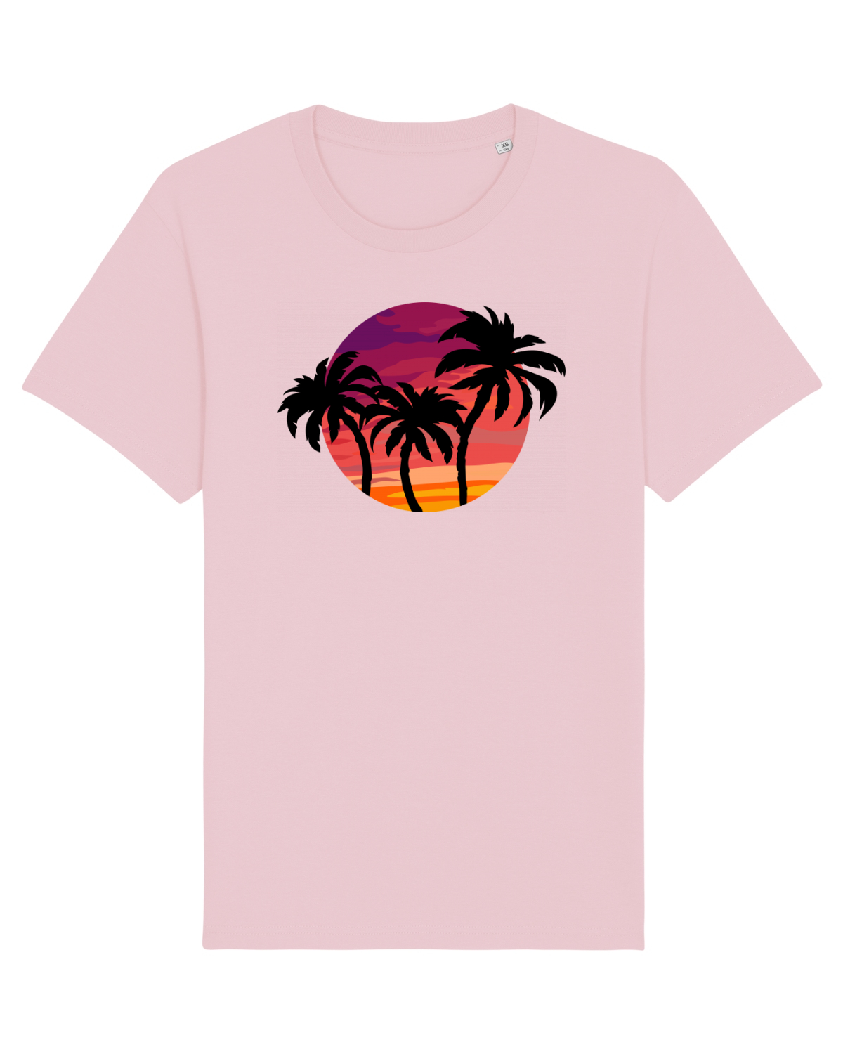 Tricou mânecă scurtă Unisex Rocker Cotton Pink
