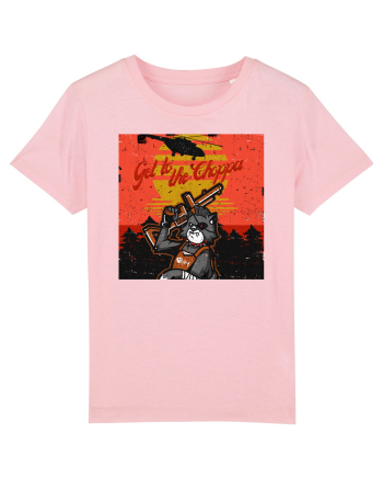 Get to the choppa Cat Cotton Pink