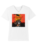 Get to the choppa Cat Tricou mânecă scurtă guler V Bărbat Presenter