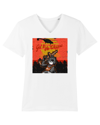Get to the choppa Cat White