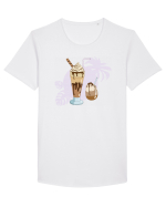 Frappe Tricou mânecă scurtă guler larg Bărbat Skater