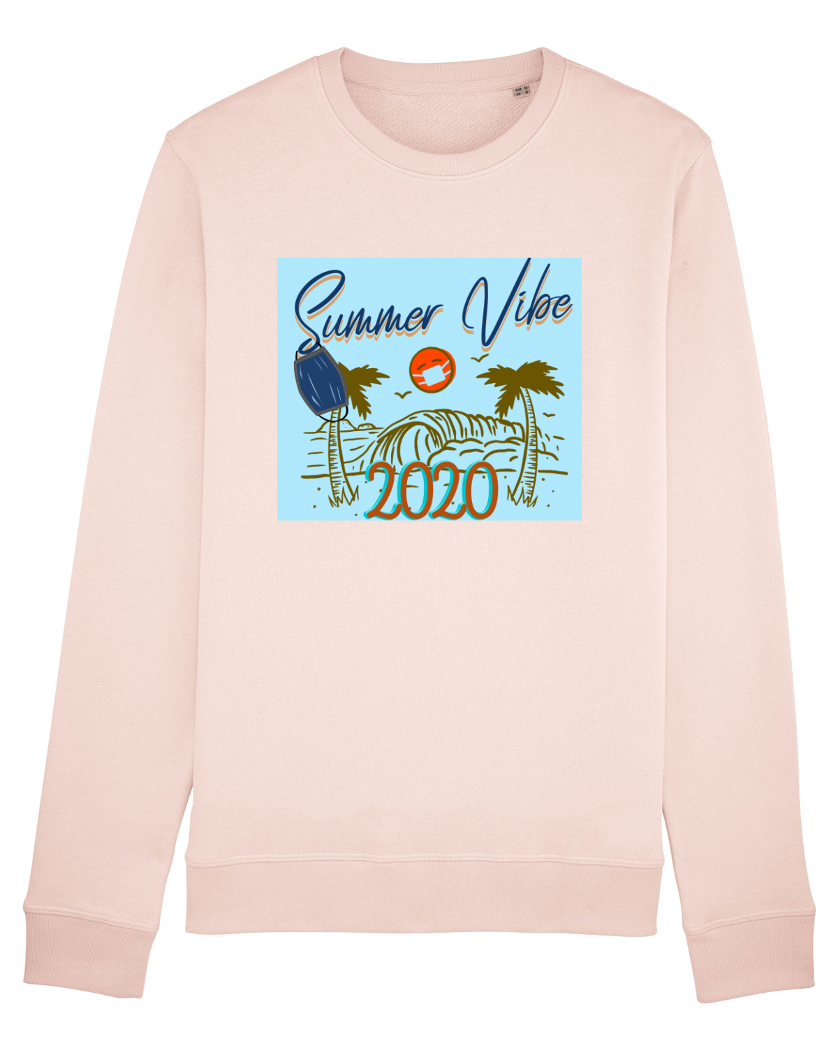 Bluză mânecă lungă Unisex Rise Candy Pink