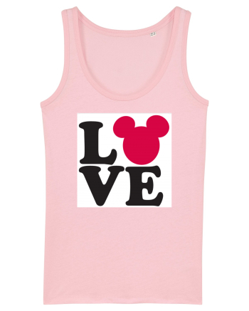 Tricou Mickey Mouse Love Cotton Pink