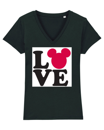 Tricou Mickey Mouse Love Black