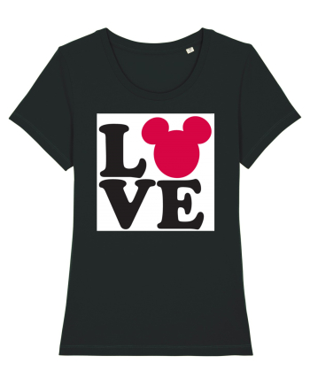 Tricou Mickey Mouse Love Black