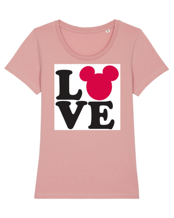 Tricou Mickey Mouse Love Canyon Pink