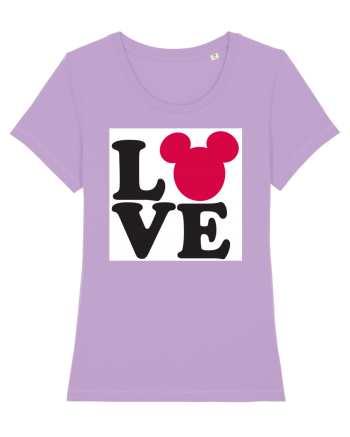Tricou Mickey Mouse Love Lavender Dawn